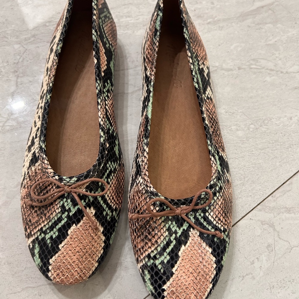 MADEWELL - NEW SIZE 9 Adelle Ballet Leather Flats